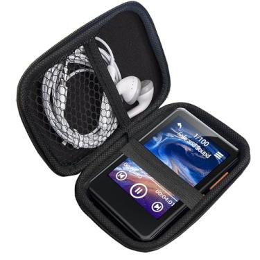 Imagem de Capa compatível com ZOOAOXO M900 MP3 Player, Lamshaw durável, capa protetora à prova de choque e leve, compatível com ZOOAOXO M900 tela sensível ao toque de 2,4 polegadas (preta)