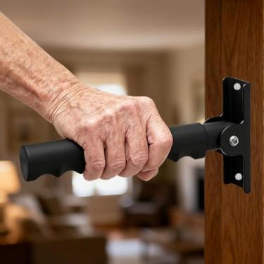 Imagem de REROON Barras de apoio para parede, alça de 23 cm para idosos, idosos, deficientes, pessoas lesionadas, antiderrapante para portas/escadas/banheiro/chuveiro/vaso sanitário