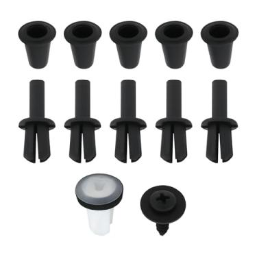 Imagem de LT Easiyl 12 peças de clipe de acabamento lateral do para-brisa e kit de fixação de parafuso LR106494, RYH500840, LR033144, LR002229 compatível com Land Rover Range Rover Evoque