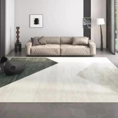 Imagem de Tapete geométrico para sala de estar, sofá, mesa de centro, decoração para casa, quarto, escritório, lazer (50x80 cm/ZQ-2507212467)