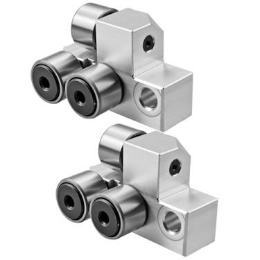 Imagem de TIKSCIENCE Kit de bloco de guia de lâmina de serra de fita adequado para Milwaukee 6230 6236 6225 6232-55 6227 Series Replace 42-28-0206 42-28-0211, kit de bloco de guia de serra de fita, 2 peças