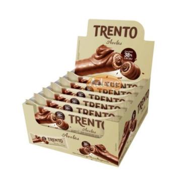 Imagem de Chocolate trento 16unx32g peccin, AVELÃS