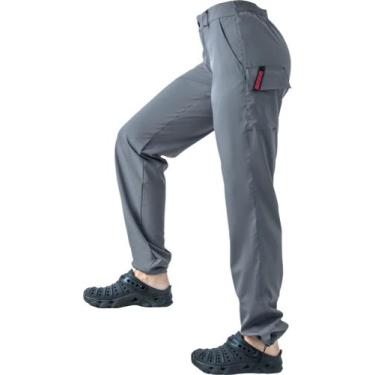 Imagem de CALÇA FEMININA PESCA mar negro PROTEÇÃO SOLAR 50 + UV, Chumbo, M