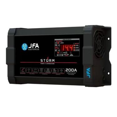 Imagem de Fonte E Carregador De Bateria Jfa 200a Storm Plus Mono 220v