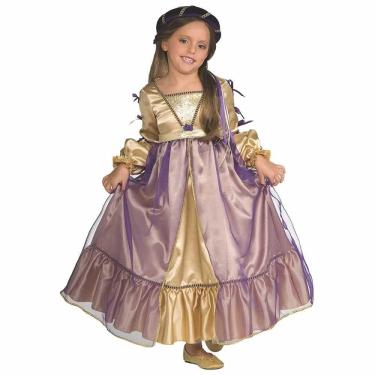 Imagem de Pequena princesa Julieta Meninas tamanho M 8/10 Vestido renascentista