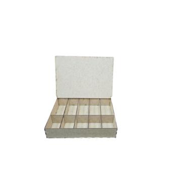 Imagem de CAIXA ORGANIZADORA DE DINHEIRO MDF Cru