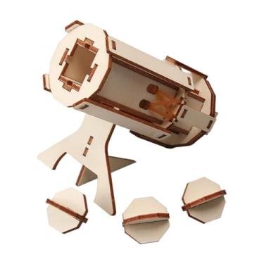 Imagem de oshhni Kit de experimento científico de madeira faça você mesmo, ensino em sala de aula, brinquedos educativos criativos para crianças, modelo de