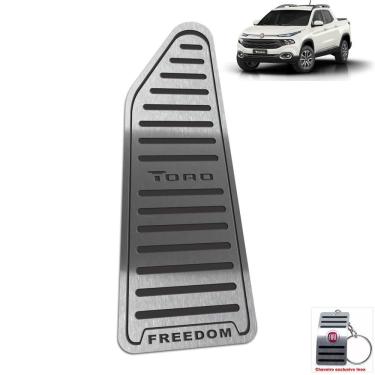 Imagem de Descanso de Pé Fiat Toro Freedom 2016 a 2021 Aço Inox Preto