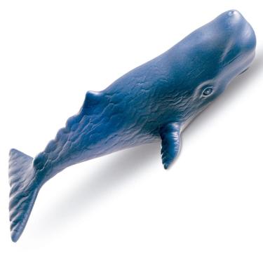 Imagem de Baleia Cachalote Brinquedo Realista Em Vinil 26cm Cometa 144