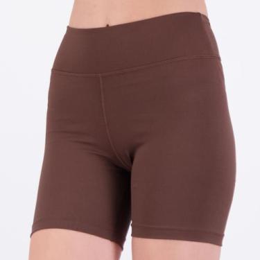 Imagem de Bermuda Fila Flat Life II Feminina Marrom, GG