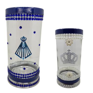 Imagem de Porta Vela 7 Dias 18 cm Nossa Senhora Aparecida - Selecione