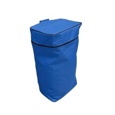 Imagem de Bolsa de Compras para Carrinho de Feira | Capa Reforçada e Resistente, Substituição Prática(Azul Royal)