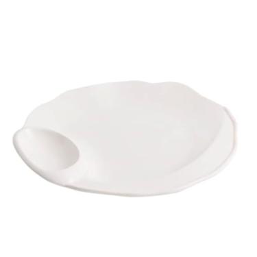 Imagem de Prato de jantar de cerâmica reutilizável, pratos de jantar mais fortes, pratos de micro-ondas e lava-louças para cozinha