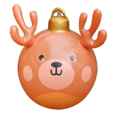 Imagem de Esquirla Bola inflável de Natal, enfeite pendurado, bola inflável, decoração de Natal, pingente de PVC para vitrine de loja, festival