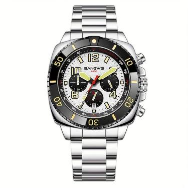 Imagem de RelógioDesign com mostrador fosco, cronómetro, código de tempo