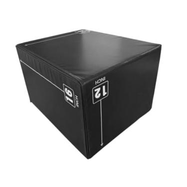 Imagem de Lljsszr Caixa de Treinamento Caixa de Salto Pliométrico Versátil Caixa de Agilidade Caixa de Step Up E Caixa de Treinamento de Fitness Feito de PVC de Fácil M, Style B