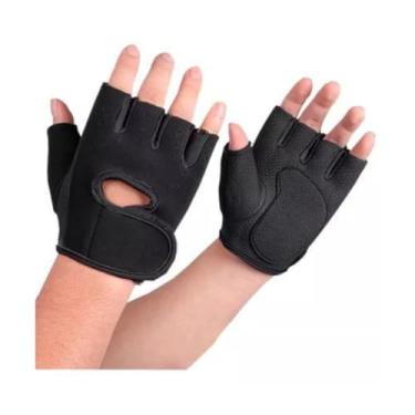 Imagem de Luva Ciclismo, Luva Academia Musculação Treino Unissex Ajustável(COR PRETA 2 UNIDADES (2 PARES))