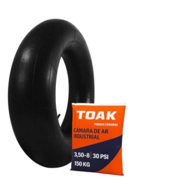 Imagem de Câmera de Ar 3.50/8 de Burracha pura da TOAK, para Pneus de Carrinho de mão, Carriola, Carrinho de carga de Plataformas Industrial