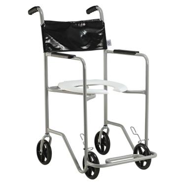 Imagem de Cadeira De Rodas Banho Pop Ri Higiênica 80Kg Jaguaribe