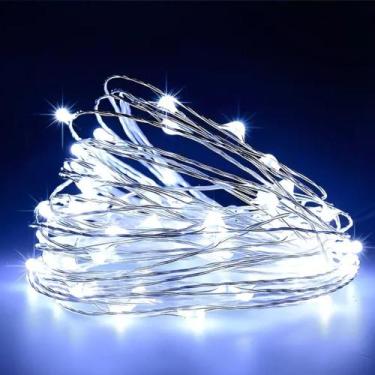 Imagem de Pisca Pisca Luzes de Natal Led 30 Metros Branco BIVOLT Conector Macho 