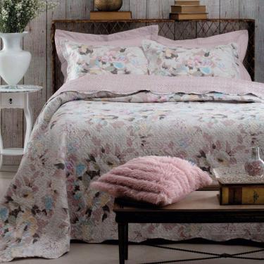 Imagem de Kit Cobre Leito Colcha Mix Queen Estampado  3 Peças/Andréia