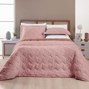 Imagem de Cobre Leito Aveline Queen 03 Peças - Rosê