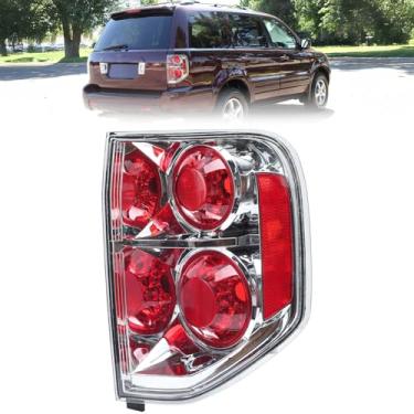 Imagem de Clidr Lente de luz traseira compatível com Honda Pilot 2006 2007 2008 substitui 33501-S9V-A11 HO2801162 lado direito do passageiro