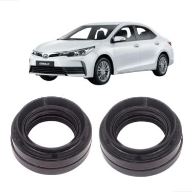 Imagem de Par de Retentores Laterais Semi-Eixo para Toyota Corolla 1.8 CVT, 2018-2019, Lado Direito e Esquerdo, com Garantia