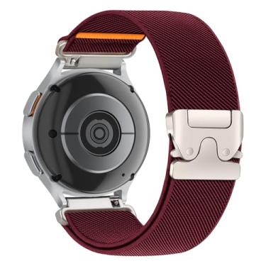 Imagem de Pulseira de nylon elástica para Garmin Venu 3 4 2/Forerunner 965 265,22 mm com fivela esportiva elástica estilo paraquedas para Samsung Galaxy 3 de 45 mm/relógio de 46 mm/Gear S3 Frontier/pulseira