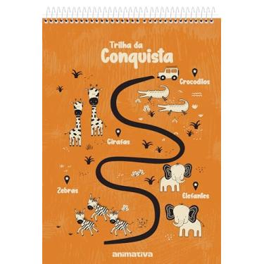 Imagem de Bloco Espiral Trilha Conquistas 80 folhas ANIMAMENTE - Ferramenta de Autoconhecimento e Organização para Neurodivergentes