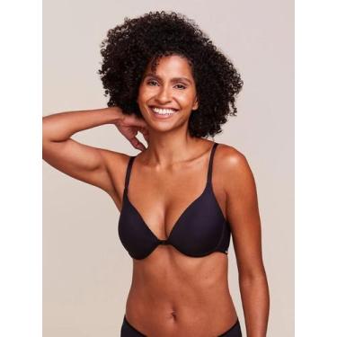 Imagem de Sutiã Nadador Com Bojo em Microfibra HOPE Lingerie - Ref. 280880, Pret