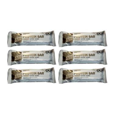 Imagem de Kit 6 barra de proteina 20g proteina cookies treino energetico 60g dux