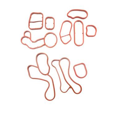 Imagem de AMCC Kit de junta de montagem de filtro de óleo e filtro de óleo do motor compatível com BMW B38 B48B20A 2016-2022 230i 330e 330i GT 430i 530i 740 X3 X4 (3 kits FJTZ)