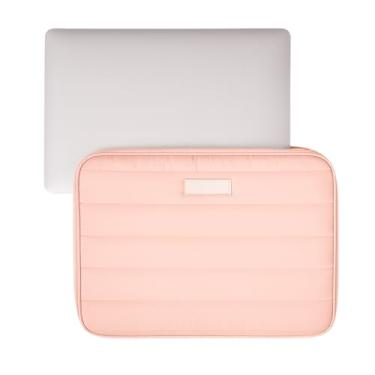 Imagem de Capa Case para Notebook 14 Polegada Laptop Interno Macio Acolchoada Fecho Duplo Impermeável Maleta Slim Pasta Escritório Faculdade Trabalho Resistente Água Leve Proteção Viagem Anti-impacto Risco
