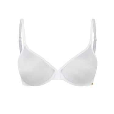 Imagem de Gossard Sutiã feminino brilhante transparente, Branco, 34FF