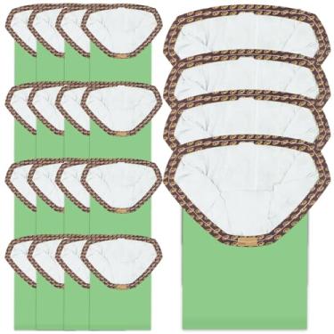 Imagem de Pacote com 20 sacos de microfiltro 107314 para aspirador de pó de mochila Pro Team: Super Coach Pro 6, ProVac FS 6, GoFit 6, GoFit 6 PLUS e GoFree Flex Pro II, peça de substituição #107314 Colarinho