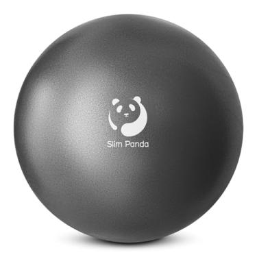 Imagem de Slim Panda Bola de Pilates, pequena bola de exercícios de 22 cm, mini bola de ioga anti-explosão para estabilidade, treino, barra, força do núcleo, fisioterapia, equilíbrio, alongamento