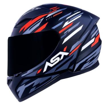 Imagem de Capacete ASX City Arrow Brilho Preto/Grafite/Vermelho 64/XXL