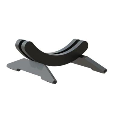 Imagem de UGPLM Suporte de chão para bicicleta, compatível com pneus de 25 mm a 48 mm de largura, suporte estável para uma única bicicleta, acessórios de ciclismo, Preto