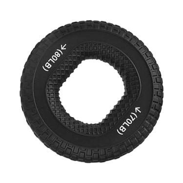 Imagem de Shakven Treinador de força do antebraço, fortalecedor de aperto de mão,2 níveis de resistência para exercícios de mão anel de silicone para fortalecimento de aperto - Anel fortalecedor de aperto
