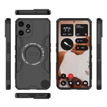 Imagem de Pzwoxukhov Capa compatível com Nothing CMF Phone 2 Pro, compatível com Magsafe, design esqueletizado de dissipação de calor, compatível com Nothing CMF Phone 2 Pro, capa magnética à prova de choque