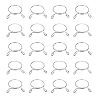 Imagem de HARFINGTON Clipes de mangueira de linha de combustível 30 peças 42 mm ID 48 mm OD 304 tubos de aço inoxidável clipes de mola para mangueira de ar, tubo de água, motocicleta, scooter, quadriciclo