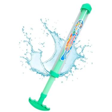 Imagem de Lançador de Água Super Splash, Pistola de Água com Jato Forte, 40cm de Altura, Brinquedo para Diversão ao Ar Livre, Leve e Fácil de Carregar, Cor Verde