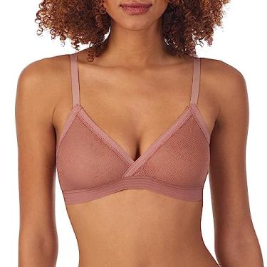 Imagem de DKNY Sutiã feminino listrado transparente, Jacarandá, P