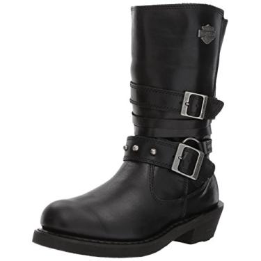 Imagem de HARLEY-DAVIDSON FOOTWEAR Bota de motocicleta Ardwick unissex para adultos, Preto, 7.5