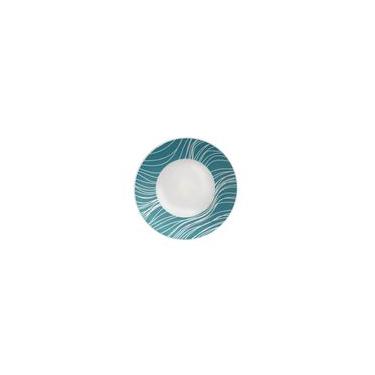 Imagem de Prato Sobremesa Tramontina Clarice em Porcelana Decorada 19 cm