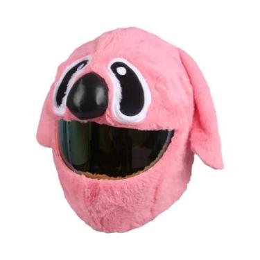 Imagem de Capa Protetora De Capacete De Pelúcia Fluffy Para Motocicleta, Proteçã
