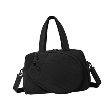 Imagem de harayaa Bolsa para raquete de tênis, à água, ideal para viagens curtas de fim de semana. Leve e prática, perfeita para esportes, Preto