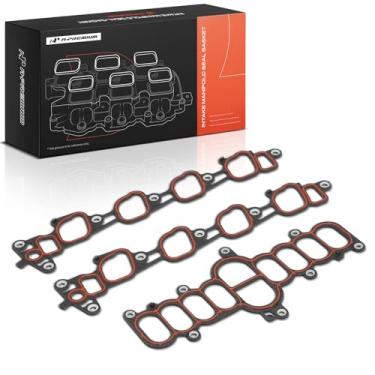 Imagem de A-Premium 3 peças de juntas inferiores e superiores do coletor de admissão do motor compatíveis com Ford F-150 1999/2001-2003, F-250, F-250 F-350 Super Duty, Expedition, E-150, E-250, E-150 Econoline