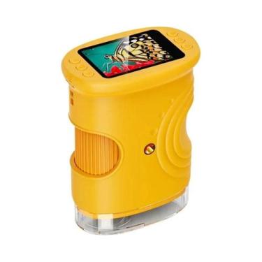 Imagem de Microscópio Portátil Para Crianças Com Ampliação De 1000X E Tela De 20